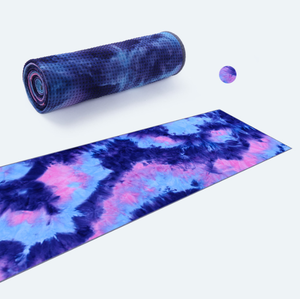 Esterilla antideslizante para Yoga, toalla absorbente de sudor, cubierta de microfibra sin olor para Fitness en interiores y exteriores - Product Image 5