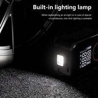 Gonfleur de pneus automatique sans fil, compresseur d'air ABS pour voiture, pompe à air électrique portable, pompe à pneus numérique multifonctionnelle