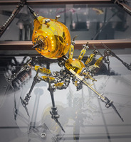 Modèle d'araignée en métal assemblé Dragon Zero, difficulté élevée, précision mécanique, ornement d'insecte, ensemble de blocs de construction