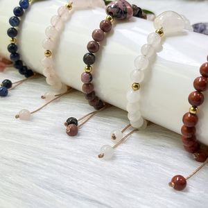 Natural <b>Bracelet</b> Colorful Glass Beaded Anti-anxiety Stone Professional Experienced Exporter Anti-tarnish Packaging - Product Image 4