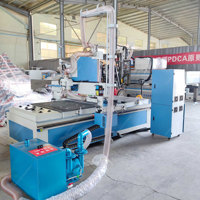 Tour et fraiseuse cnc multi-usages sculpture sur bois machine de charpentier à vendre