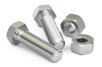 Visserie de qualité supérieure, boulons et écrous M16 TBF M48, boulons hexagonaux en acier inoxydable, boulons et écrous hexagonaux DIN933 DIN931 pour la construction