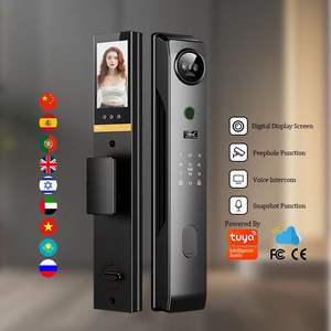 نمط جديد ذكي كلمة المرور الكهربائية بطاقة تويا الرقمية بدون مفتاح مقبض ذكي قفل - Product Image 1