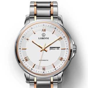 Seiko Movement Automatic Men's <b>Watch</b> Date Pointer 5BAR Water-Resistant 316L Stainless Steel Sapphire Crystal <b>Case</b> 41.5mm - Product Image 2