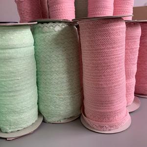 Quantité 2.8cm Nylon Dentelle Maille Coeur Forme Dentelle Légèreté Doux Blanc Noir DIY Fait à la Main Fille Vêtement Lolita Robe - Product Image 6