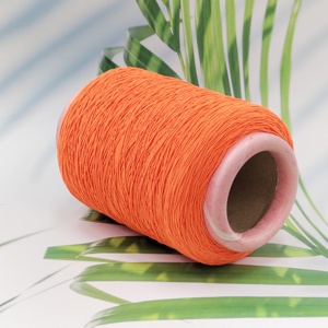 เส้นใยสีที่ย้อมตามสั่ง วัตถุดิบสิ่งทอ เส้นใยยืดหยุ่นสำหรับถุงมือ ถุงเท้า เสื้อผ้า เส้นด้ายเคลือบไนลอน เส้นด้ายปั่นสำหรับทำสายรัด - Product Image 4