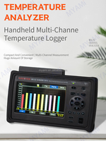 Registrador de Temperatura Portátil MYAMi WS30 de 10 Canales, Dispositivo de Medición de Temperatura de Alta Precisión con 3 Modos de Visualización