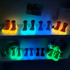 Chaussures <span class=keywords><strong>de</strong></span> <span class=keywords><strong>plage</strong></span> antidérapantes pour bébé, durables, avec LED lumineuses, chaussures <span class=keywords><strong>de</strong></span> sol pour enfants, chaussettes <span class=keywords><strong>de</strong></span> sport multifonctionnelles pour tout-petits en plein air - Product Image 3