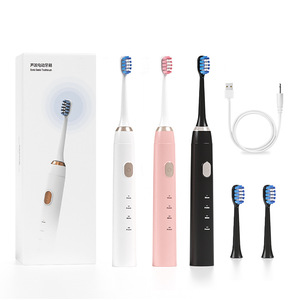 Electric <b>Toothbrush</b> For Adults IpX7 Waterproof Rechargeable With USB Charging And Soft Bristle Brush <b>Head</b> - Product Image 3