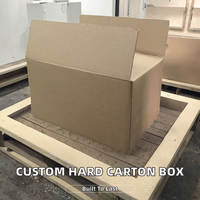 Boîtes rigides en carton ondulé mat, en matériaux recyclés réutilisables, pour le déménagement et l'emballage logistique avec logo personnalisé