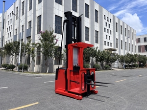 Préparateur de commandes alimenté par batterie électrique 1 tonne en usine avec batterie au plomb 24V/465Ah - Product Image 3