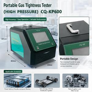 Testeur d'étanchéité professionnel haute pression 0~600 kPa pour composants de véhicules à énergie nouvelle, outil portable de détection de fuites de gaz - Product Image 1