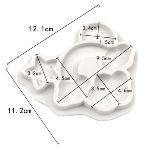 Silicone StarCloud Fondant Mold for Sugar <b>Craft</b>, 3D Sky Theme Cake Decorating <b>Tools</b>, Moon Star Cloud Chocolate Polymer Clay Mold - Product Image 2