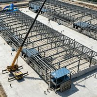 Kits d'entrepôts préfabriqués en acier, structure à portique, bâtiment industriel, fournisseur OEM personnalisé