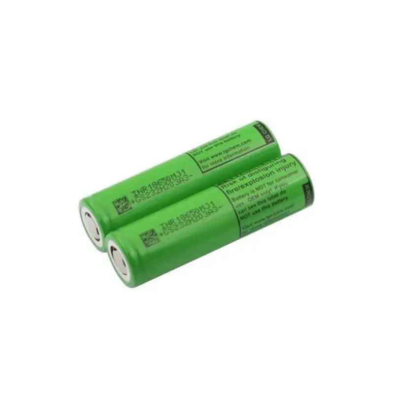 18650 3500mAh inr18650 mj1 ga145e253n1 3.55V 3500mAh dung lượng màu xanh lá cây cho pin lithium có thể sạc lại