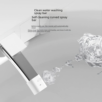 WC intelligent multifonctionnel entièrement automatique à commande IA, avec fonction de nettoyage en S sans restriction de pression d'eau, et siège chauffant à distance