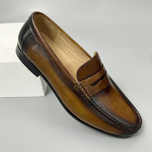 Scarpe Slip-On in Vera <span class=keywords><strong>Pelle</strong></span> per <span class=keywords><strong>Uomo</strong></span>, Traspiranti, in <span class=keywords><strong>Pelle</strong></span> Bovina di Prima Qualità, Suola Morbida in Gomma, <span class=keywords><strong>Mocassini</strong></span> in Vera <span class=keywords><strong>Pelle</strong></span>, Scarpe Casual - Product Image 3