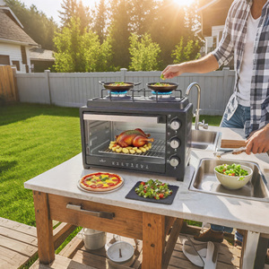 <span class=keywords><strong>Four</strong></span> à <span class=keywords><strong>pizza</strong></span> à gaz bon marché avec cuisson au gaz à usage domestique <span class=keywords><strong>four</strong></span> à gaz portable à usage commercial - Product Image 3