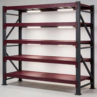 Étagère de stockage et de présentation de pneus en acier laminé à froid multi-couches, robuste et antirouille, pour entrepôt et atelier automobiles