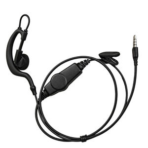 Écouteur professionnel à une seule broche en plastique avec sangle d'épaule pour radio bidirectionnelle S1 Mini G Type, communication de sécurité - Product Image 1