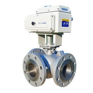   Robinet à boisseau sphérique en acier inoxydable de 2 pouces PN16 à coupure d'urgence avec bride de régulation en V - Product Image 4
