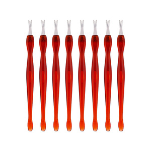 Fourchette à cuticules à double tête en acier inoxydable, outil de manucure et pédicure pour le soin des ongles - Product Image 4