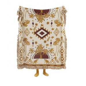 New Arrival 100% cotton tùy chỉnh Jacquard chăn mặc nhà và khách sạn trang trí cho sofa phòng ngủ <span class=keywords><strong>clsg</strong></span> - Product Image 1