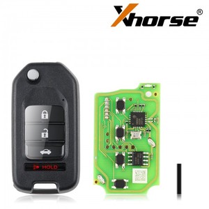 Xhorse XKHO01EN filo telecomando portachiavi <span class=keywords><strong>3</strong></span> + 1 pulsante per Honda tipo 5 pz/lotto - Product Image 2