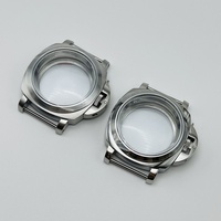 Yeni Su Geçirmez Özelleştirilmiş Saat Kasası 40mm Paslanmaz Çelik, Japon NH35/36/4R/7S Mekanizması için Koruyucu ile