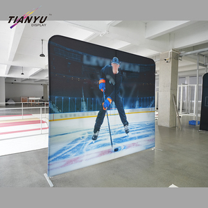 Support pliable pour toile de fond photo en tissu tendu, robuste, pour publicité sportive, avec housse - Product Image 1