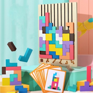 Vendita calda <span class=keywords><strong>3d</strong></span> Russia <span class=keywords><strong>Puzzle</strong></span> blocco in <span class=keywords><strong>legno</strong></span> <span class=keywords><strong>Puzzle</strong></span> giocattoli educativi per la scuola materna Montessori - Product Image 2