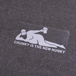 สติกเกอร์สะท้อนแสงกันน้ำสุดสร้างสรรค์สำหรับปรับแต่งได้สำหรับคนอ้วนนอนรถสติกเกอร์เตือนระยะทาง - Product Image 3