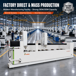 Machine de perçage et de fraisage CNC à double tête 6 axes haute performance JUNDE pour profilés en aluminium - Product Image 6