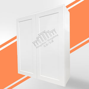 شاكر أبيض بأسعار معقولة RTA مثالي للشقة والشقق Remodels W3030 W30 "* H30" * D12 "أبواب مزدوجة - Product Image 2