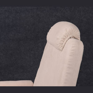 Wholesale Wooden Nursery Furniture Natural Wood with Ivory Microfiber Cushions Nordic <b>Chair</b> - Product Image 2