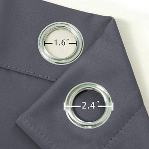 Vendita calda tende oscuranti moderne di lusso soggiorno Hotel finestre trattamenti <span class=keywords><strong>blu</strong></span> scuro Grommet tessuto termico tende vendita calda - Product Image 4