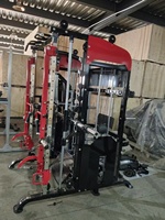 Entraîneur croisé de câble de poulie réglable de gymnastique commerciale Smith Machine équipement de gymnastique à domicile multifonctionnel support de Squat de puissance