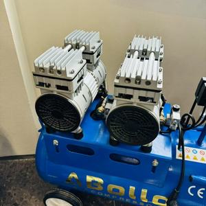 750W * 2 hai dầu miễn phí đầu im lặng Máy nén khí di động nha khoa dầu miễn phí máy nén - Product Image 4