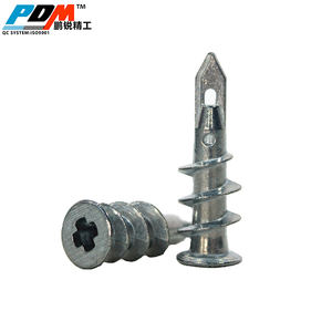 Ancrages muraux à haute capacité de charge et vis d'ancrage pour murs en béton 13*40mm, chevilles métalliques pour cloisons sèches en acier allié de zinc en stock - Product Image 2