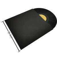 Pochette de protection en carton épais de 12 pouces pour disques vinyles, imperméable et anti-poussière, avec ou sans trous, pour le rangement domestique des LP