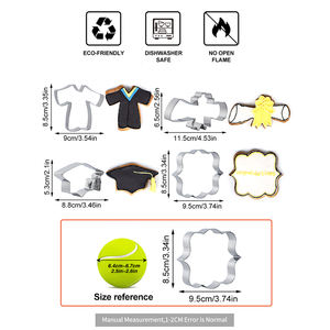 Set di taglierini <span class=keywords><strong>per</strong></span> <span class=keywords><strong>biscotti</strong></span> con stampo <span class=keywords><strong>per</strong></span> <span class=keywords><strong>biscotti</strong></span> fatti a mano in acciaio inossidabile - Product Image 2