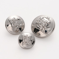 Boutons en Laiton à Tige en Métal de Haute Qualité Personnalisés, Ronds avec Logos et Nom Gaufré