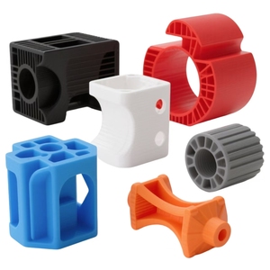 บริการพลาสติก OEM ต้นแบบรวดเร็ว ผลิตต้นแบบเรซิ่น ABS PEEK พลาสติก CNC 3D SLA SLS พิมพ์ 3 มิติ ไนลอน พื้นผิวเรียบ ทาสี - Product Image 1