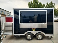 Camion de restauration rapide SANSHELL personnalisé, cuisine mobile, remorque de concession alimentaire pour la vente de snacks et les services de traiteur