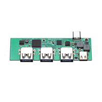 Module PCBA HYTEPRO H23 Hub USB Type C OTG intégré 4 ports avec alimentation PD sur carte de circuit imprimé
