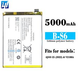 แบตเตอรี่ลิเธียม B-<span class=keywords><strong>S6</strong></span> V2188A 5กรัมแบตเตอรี่ดิจิตอลชาร์จไฟได้สำหรับ <span class=keywords><strong>VIVO</strong></span> IQOO Z5 - Product Image 6