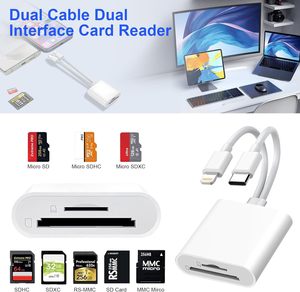 High Speed Portable 2 In 1 <strong>SD</strong> And <strong>TF</strong> <strong>Card</strong> Adapter Dual <strong>card</strong> Slot Connector <strong>SD</strong> CF Memory <strong>Card</strong> Compatible <strong>Reader</strong> - Product Image 5