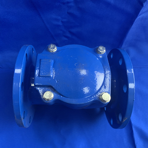 Válvula de Retención de Agua de Acero Fundido con Revestimiento de Goma, Tipo Doble Brida, Bidireccional, PN16, DN100, 4 Pulgadas, H44X-16Q - Product Image 5