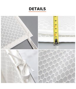 Protector de <span class=keywords><strong>cuna</strong></span> de bebé, juego de almohadillas protectoras de malla suave de algodón, transpirable, <span class=keywords><strong>para</strong></span> <span class=keywords><strong>cuna</strong></span> - Product Image 4