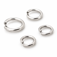 Anneaux de jonction en acier inoxydable 304 316, connecteurs de coupe de fil, accessoires de bijoux pour colliers, fabrication sur mesure en usine, pour la fabrication de bijoux DIY en série